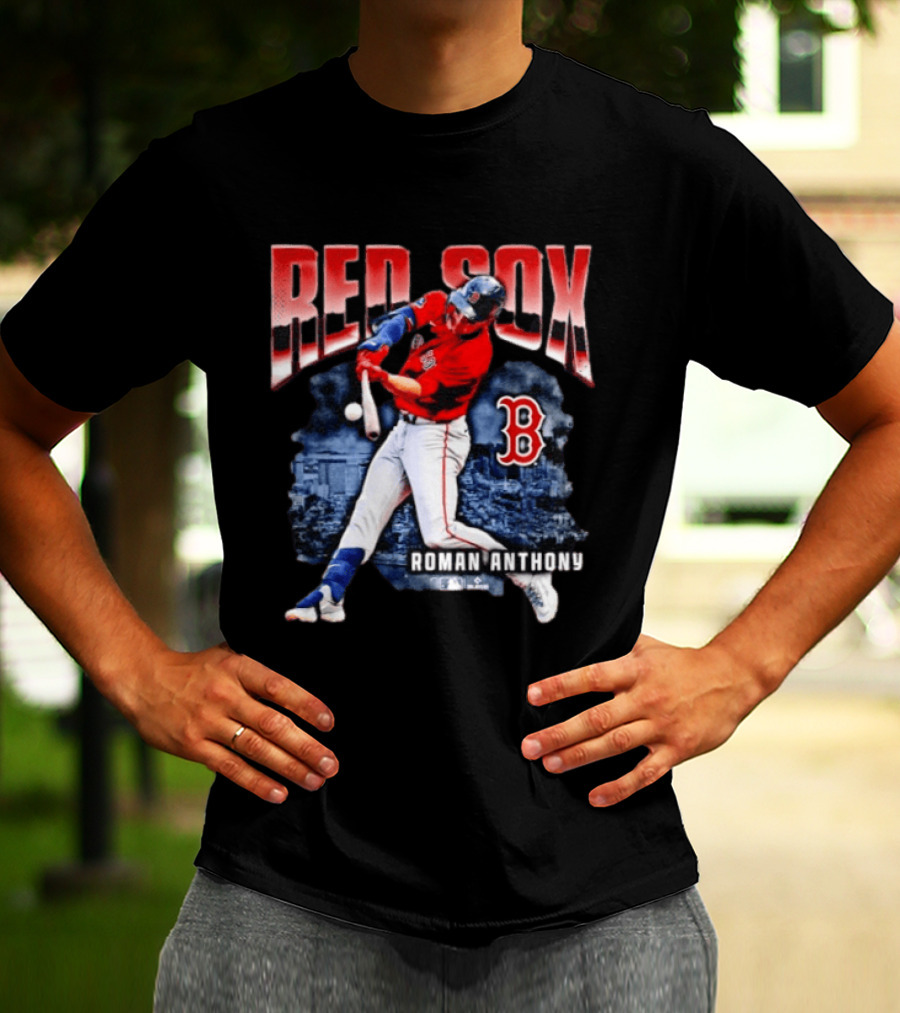 Red Sox Roman Anthony Boston MLB Players Iconic Baseball T-Shirt