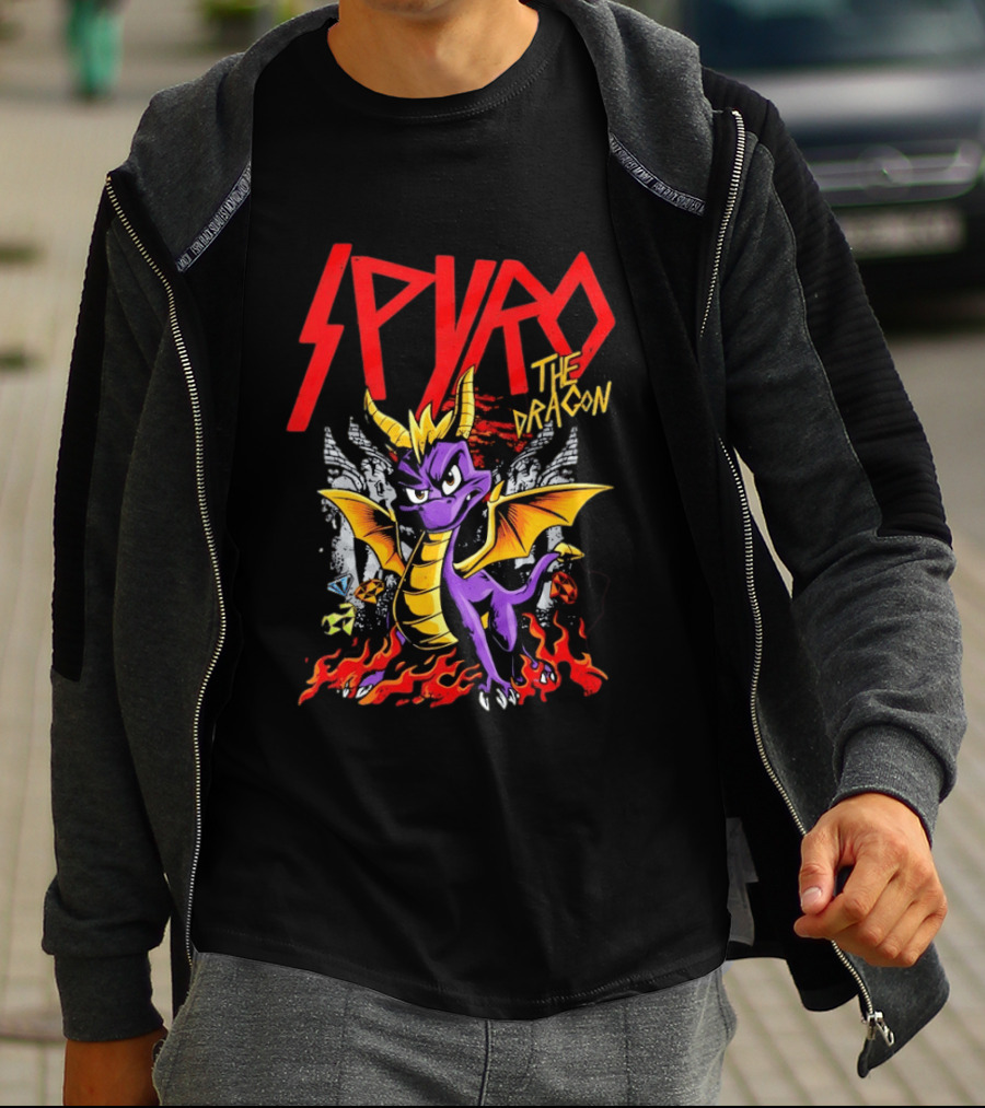 Spyro The Dragon Flaming Adventure T-Shirt