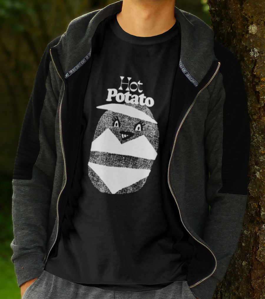 This Might Get Weird Hot Potato Cartoon Style Textured Potato T-Shirt