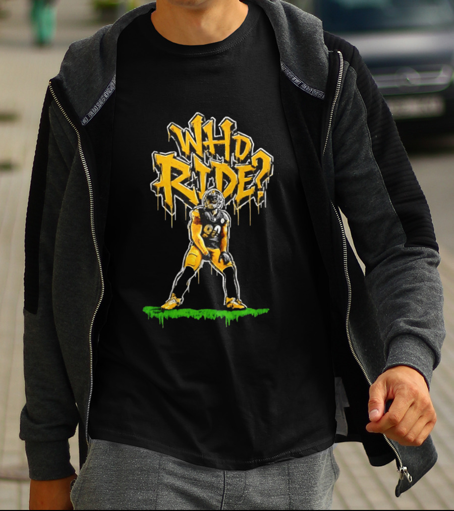 T.J. Watt Who Ride Pittsburgh Steelers T-Shirt