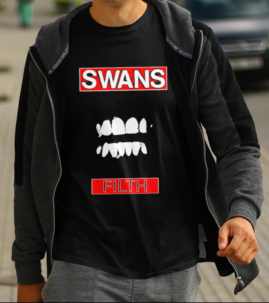 Swans Filth Teeth No Wave Industrial Rock Michael Gira T-Shirt