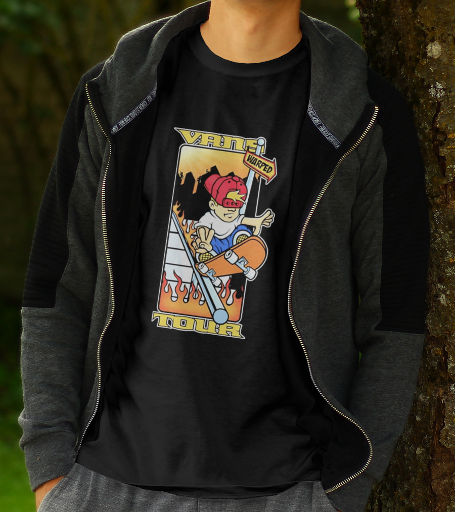 Vans Warped Tour Skater Punk Rock Skateboarding T-Shirt