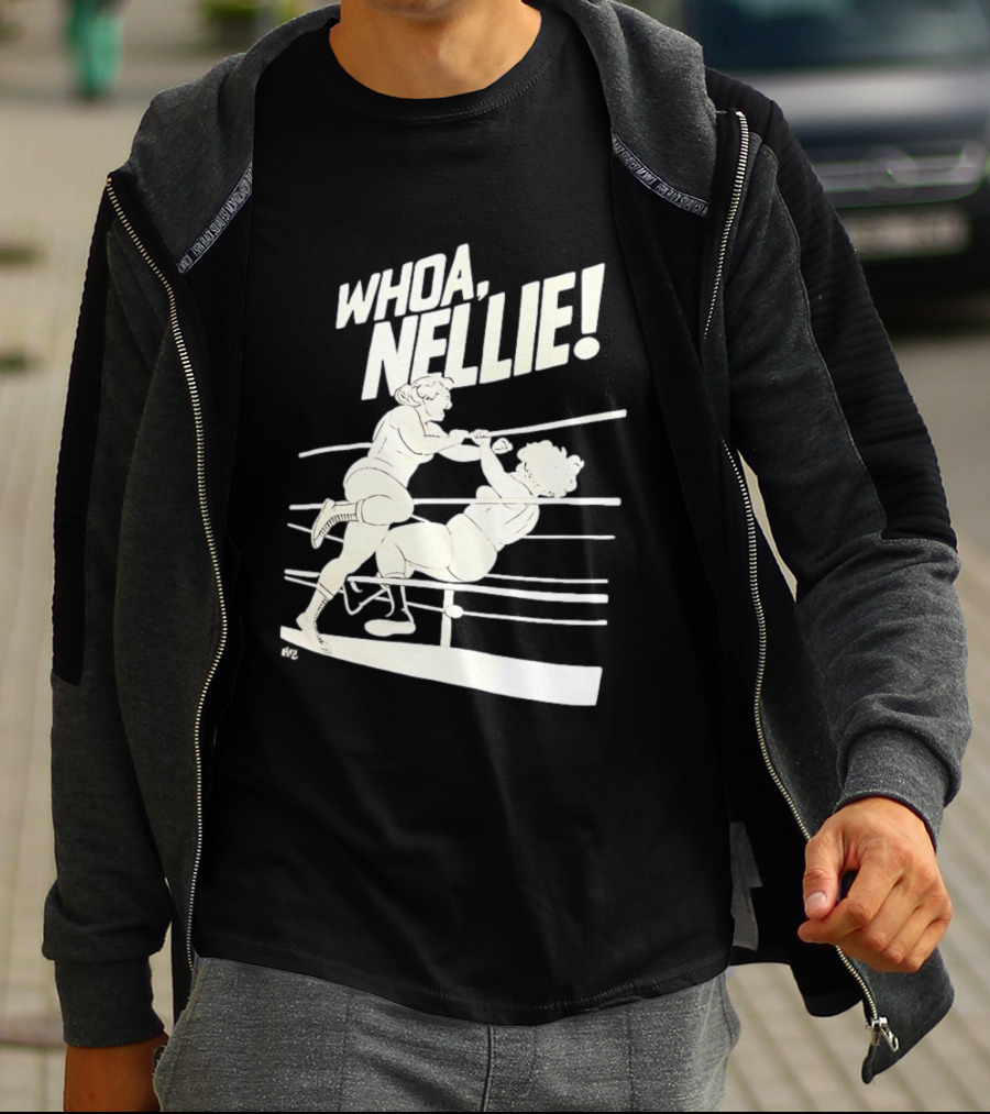 Whoa Nellie Women's Professional Wrestling Vintage Match T-Shirt