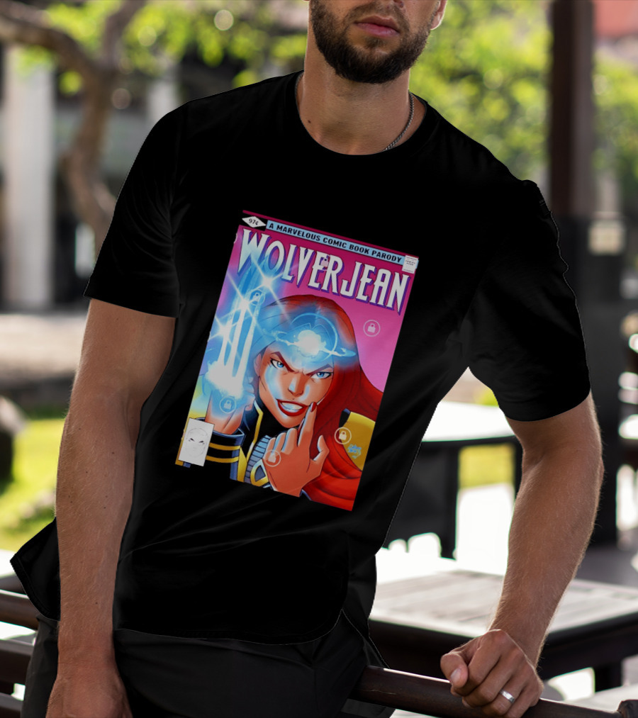 Wolverjean A Marvelous Comic Book Parody Cover 97 Cents T-Shirt
