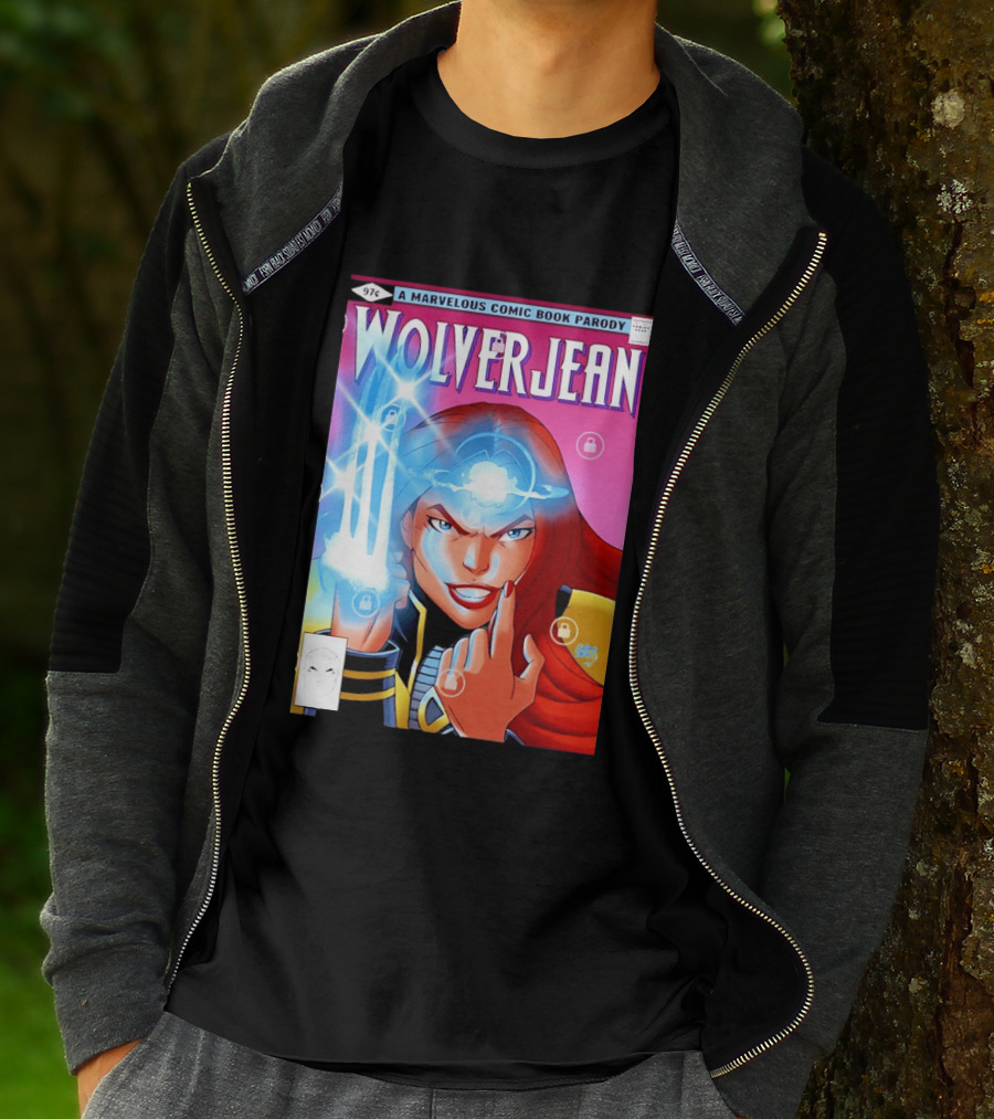 Wolverjean A Marvelous Comic Book Parody Cover 97 Cents T-Shirt