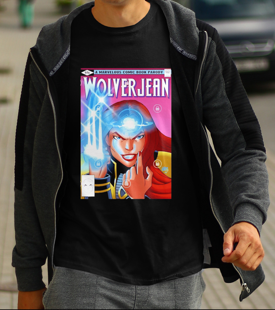 Wolverjean A Marvelous Comic Book Parody Cover 97 Cents T-Shirt