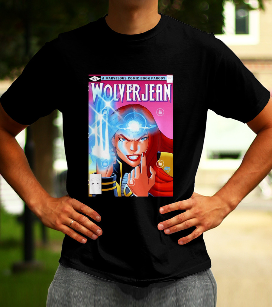 Wolverjean A Marvelous Comic Book Parody Cover 97 Cents T-Shirt
