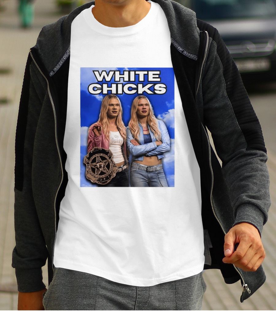 Erling Haaland White Chicks Meme Juicy Couture Style Retro Comedy T-Shirt