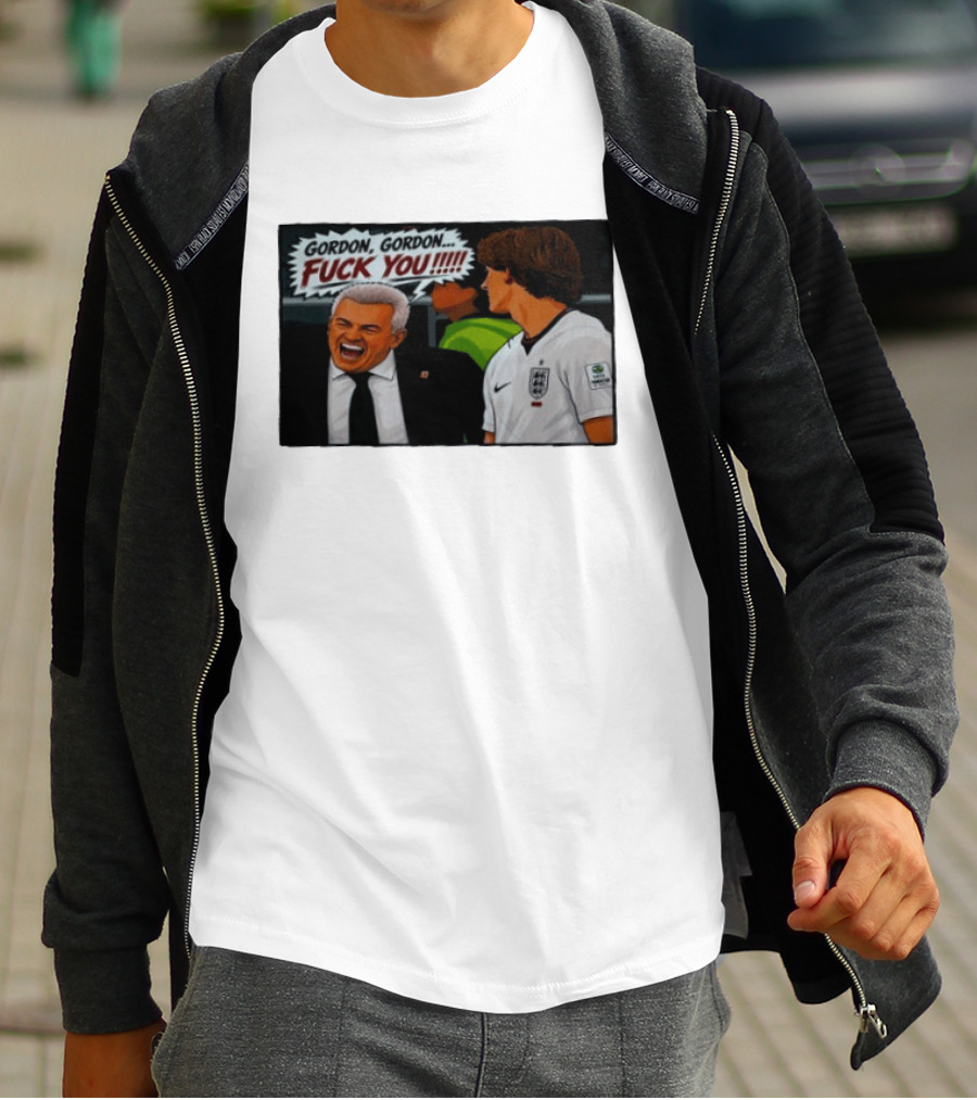 Gordon Gordon Fuck You England Football Meme Comic T-Shirt