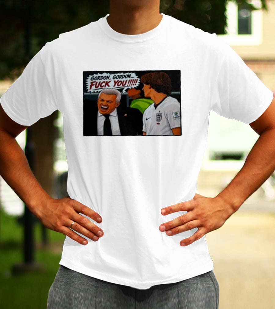 Gordon Gordon Fuck You England Football Meme Comic T-Shirt