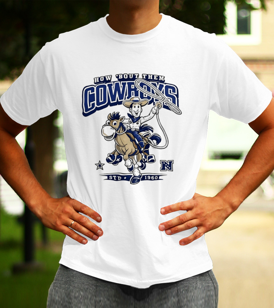 How 'Bout Them Cowboys Woody Riding Horse Howdy Partner Adventure T-Shirt