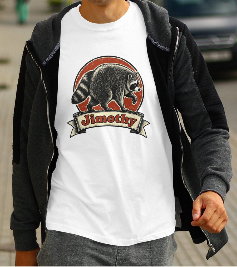 Jimothy Raccoon Vintage Style Meme T-Shirt