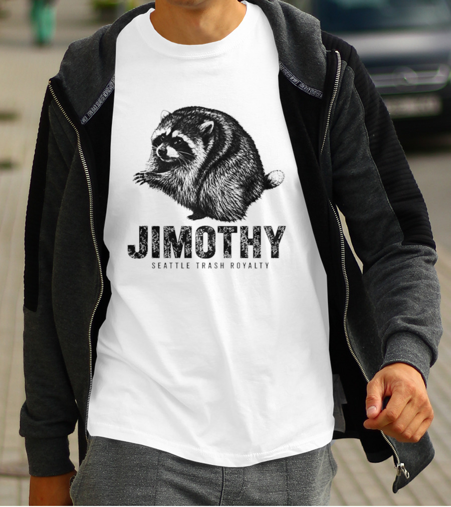 Jimothy Seattle Trash Royalty Raccoon T-Shirt