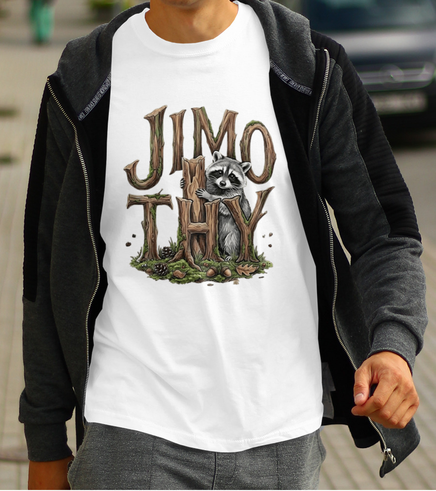 Jimothy The Raccoon Forest Adventure T-Shirt