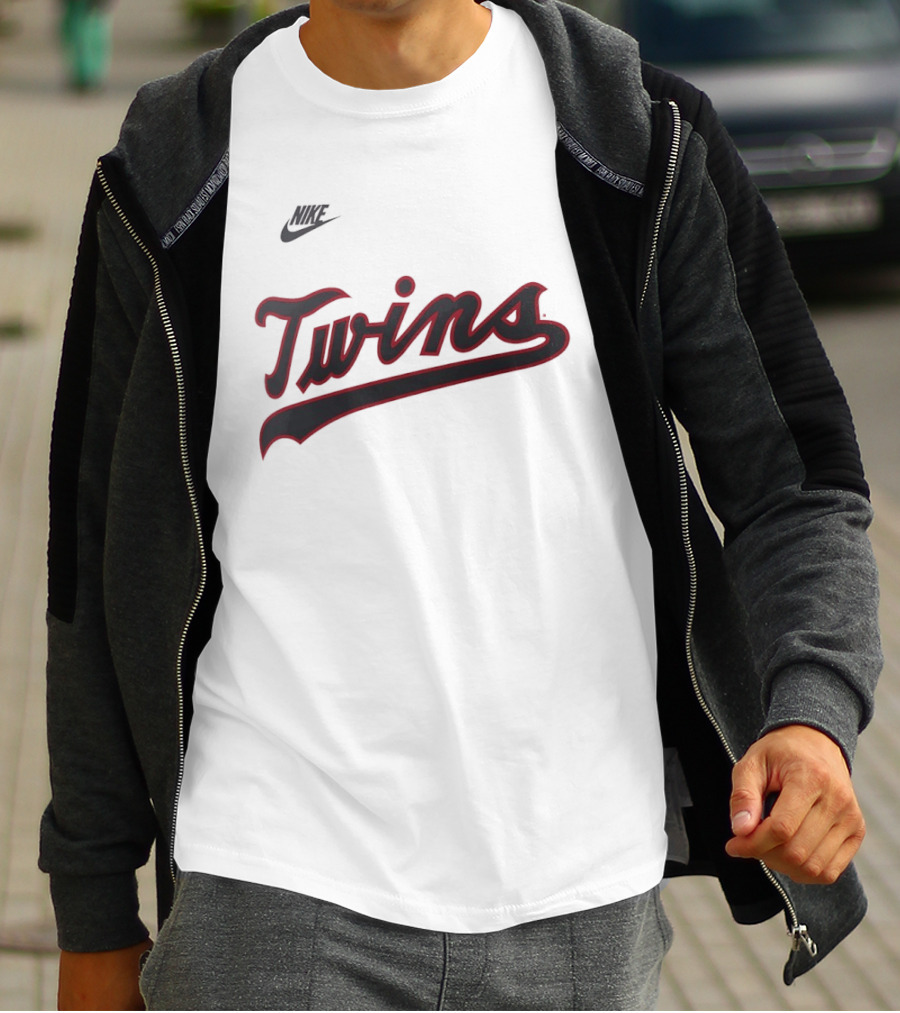 Minnesota Twins 2026 Nike Field Of Dreams Wordmark T-Shirt
