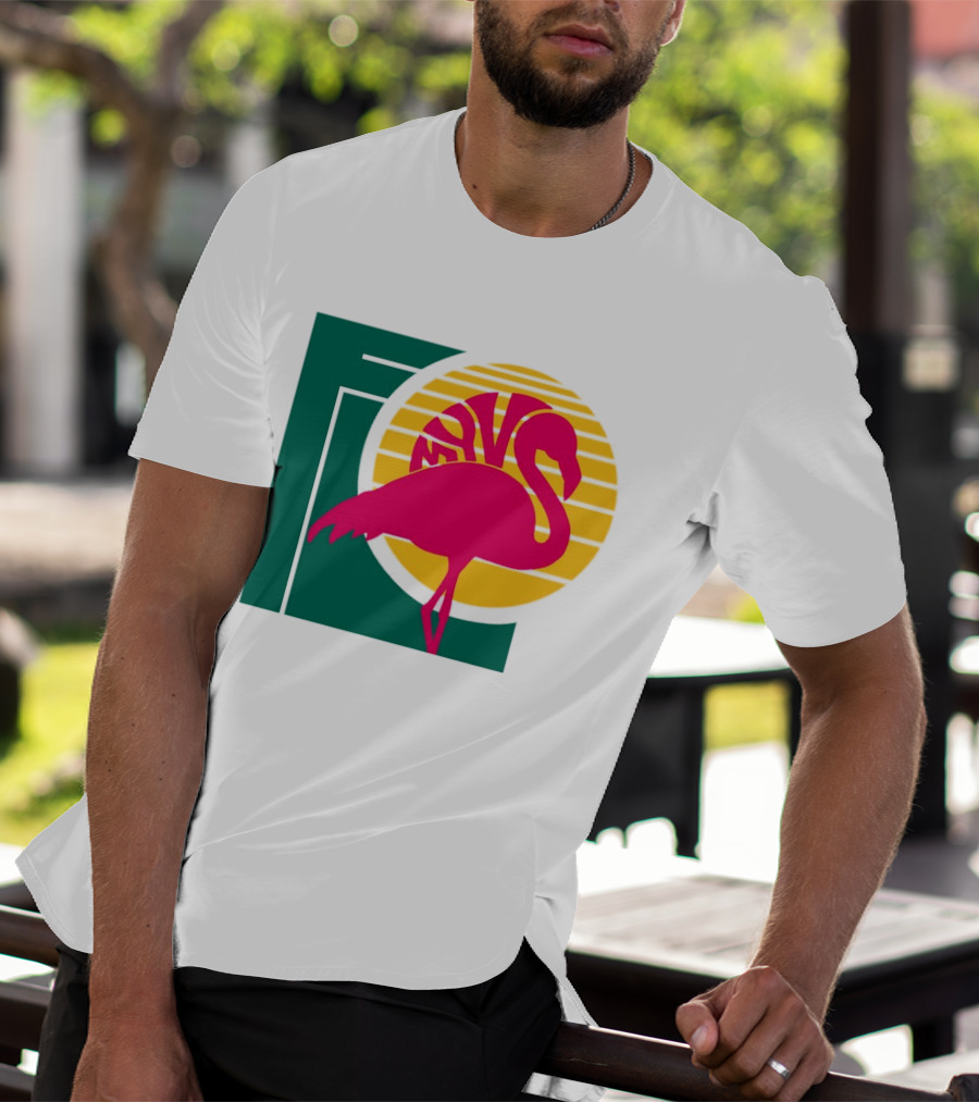 Move Flamingo Sunset Tropical FNS T-Shirt