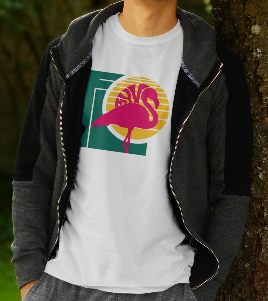 Move Flamingo Sunset Tropical FNS T-Shirt