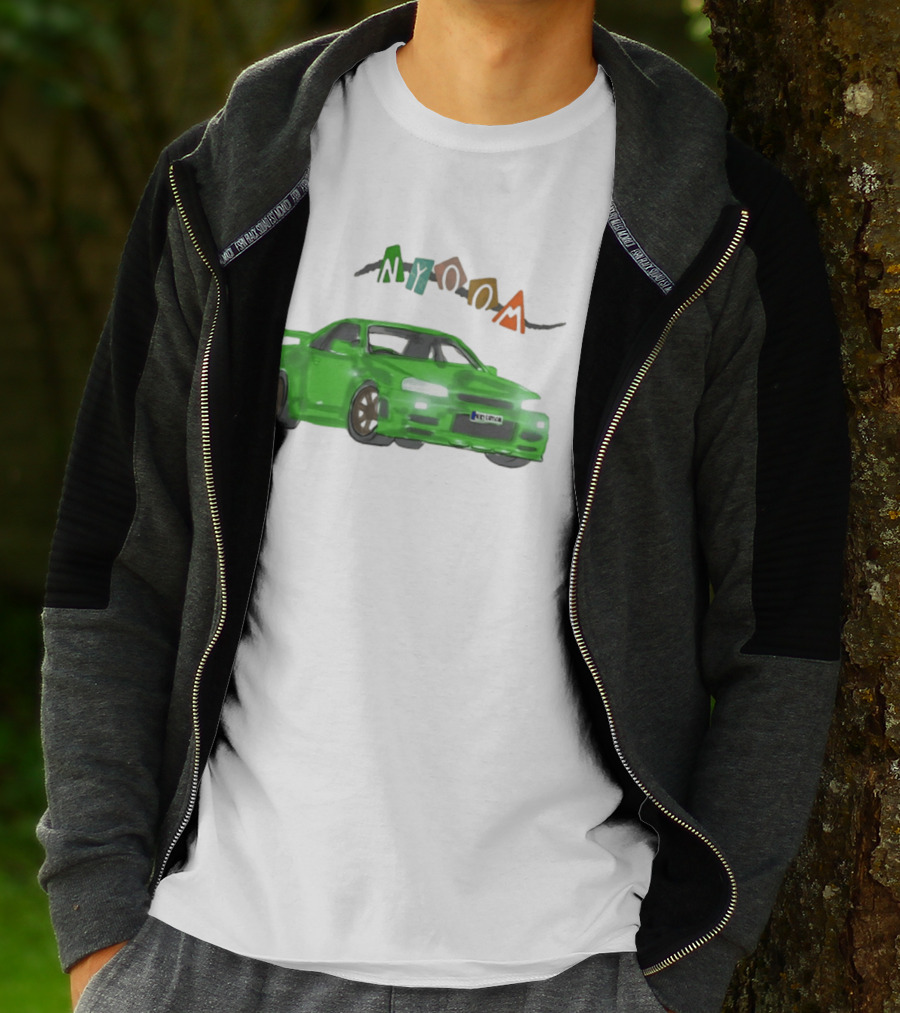 Nissan Skyline R34 GTR Nyoom JDM Drift Car Fan T-Shirt