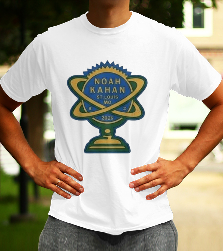 Noah Kahan St. Louis MO August 2 2026 The Great Divide Tour Busch Stadium T-Shirt