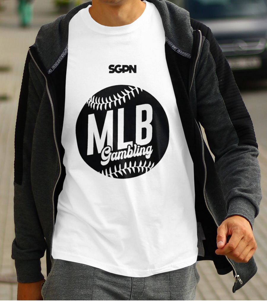 SGPN MLB Gambling Baseball Betting Enthusiasts T-Shirt