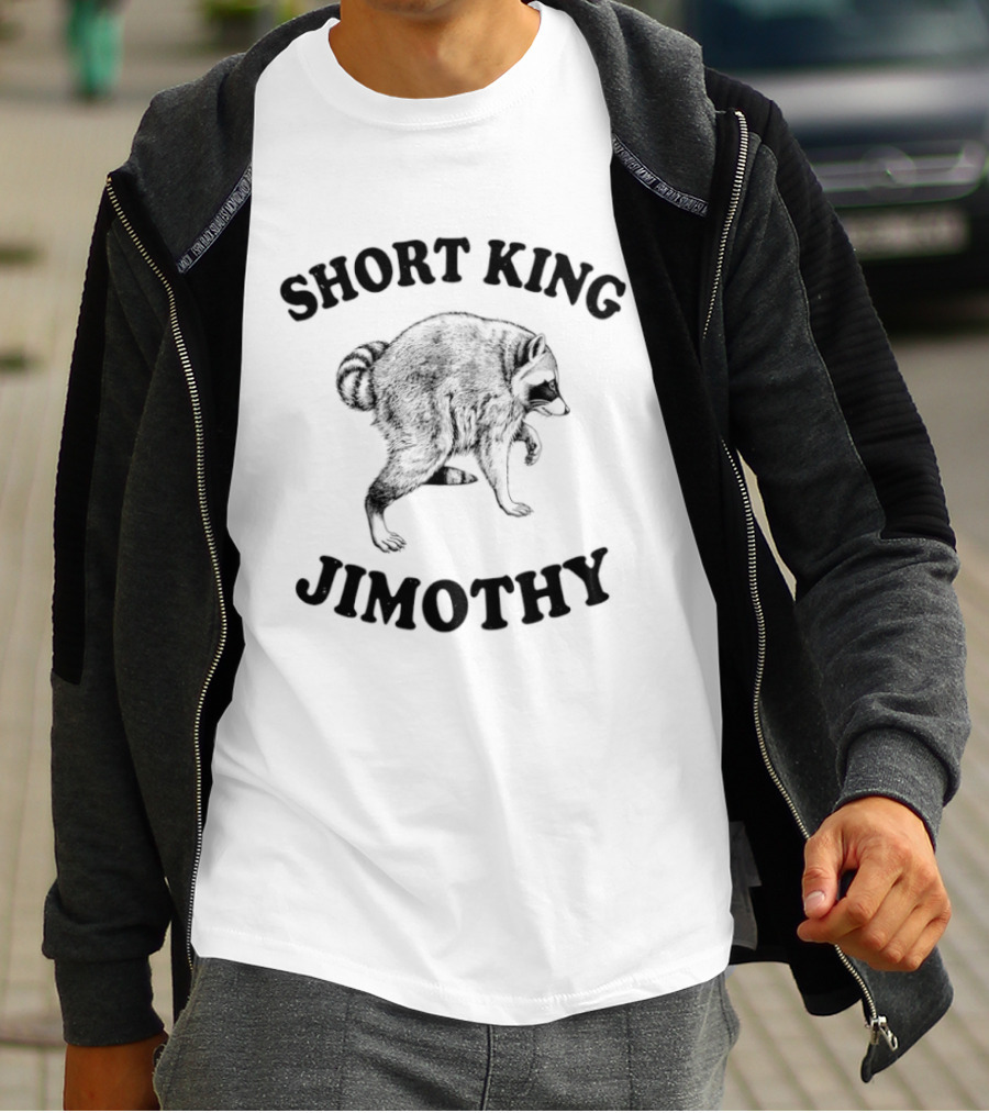 Short King Jimothy Raccoon T-Shirt