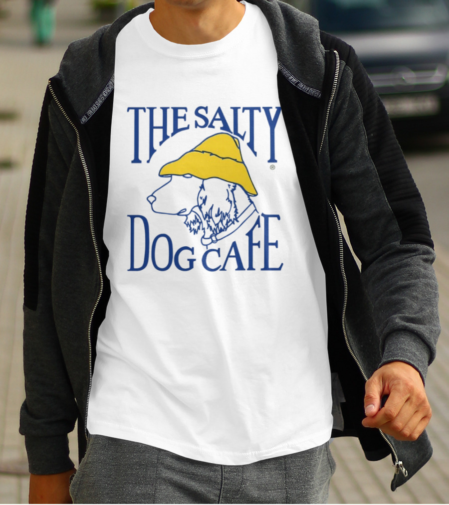 The Salty Dog Cafe Hilton Head Iconic Yellow Hat Logo South Carolina T-Shirt