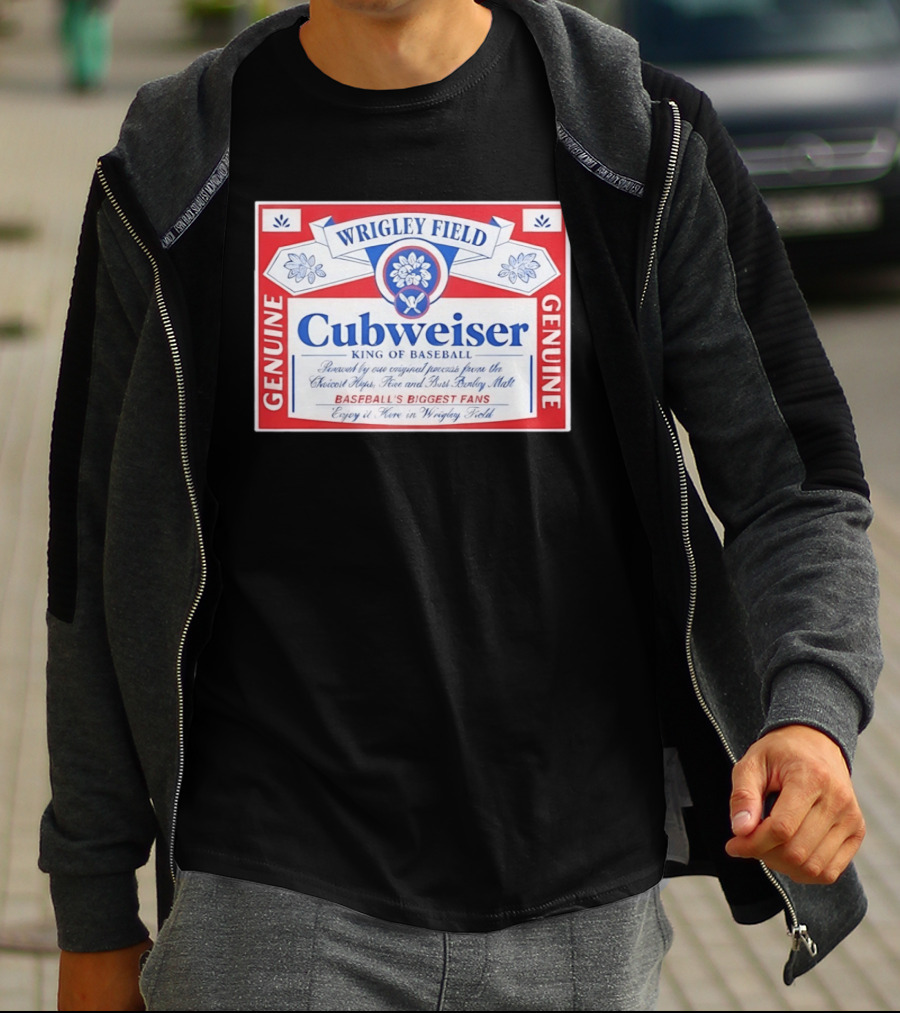 Wrigley Field Cubweiser Genuine Baseball's Biggest Fans T-Shirt