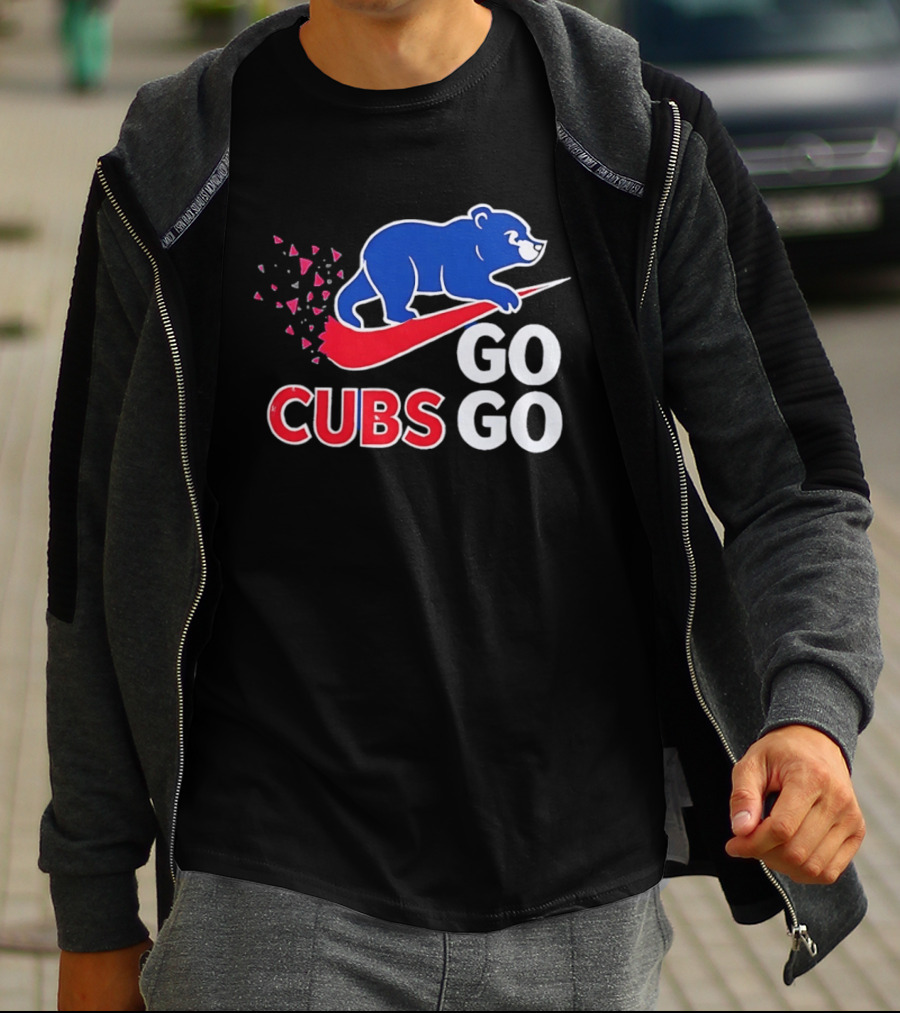 Chicago Cubs Bear Go Go MLB Baseball T-Shirt