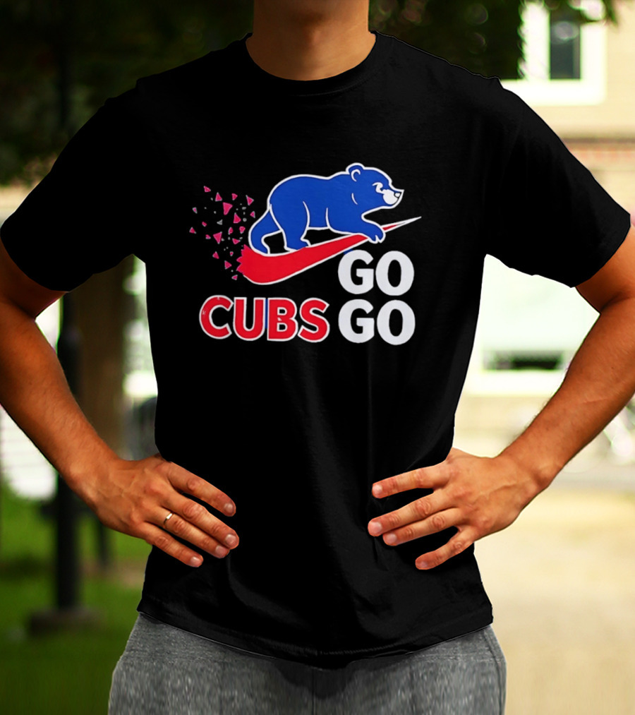 Chicago Cubs Bear Go Go MLB Baseball T-Shirt