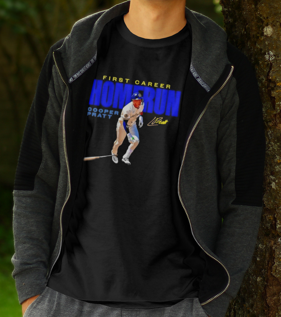 First Career Homerun Cooper Pratt Milwaukee Brewers T-Shirt