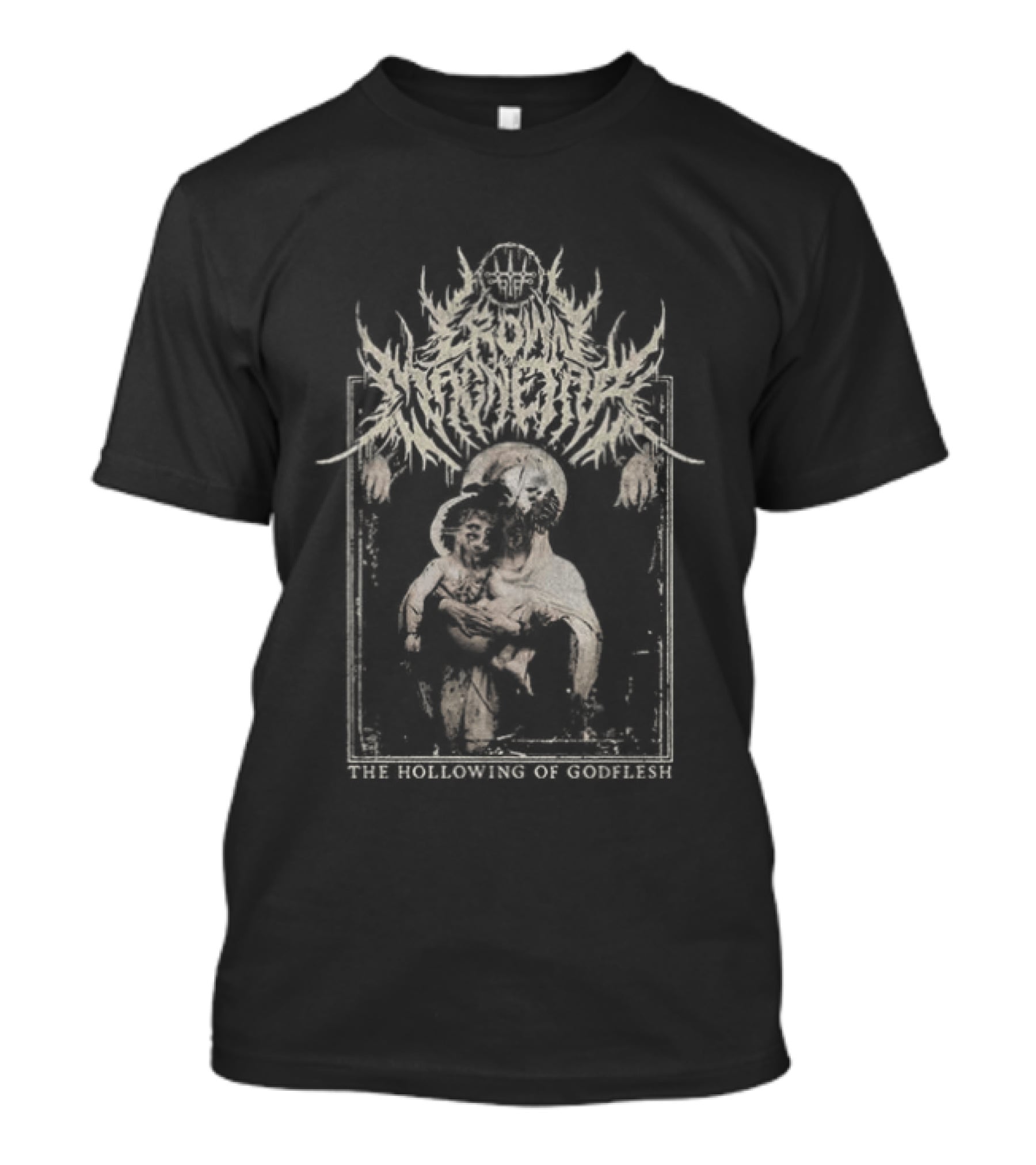 Crown Magnetar The Hollowing Of Godflesh Decapitate Your God Piss In The Neck Hole T-Shirt
