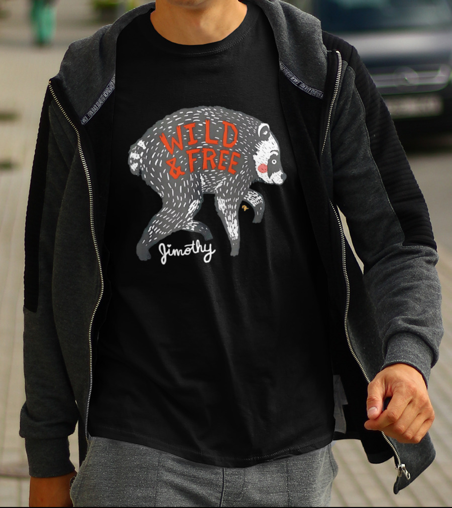 Jimothy Raccoon Wild & Free Festival 2026 T-Shirt