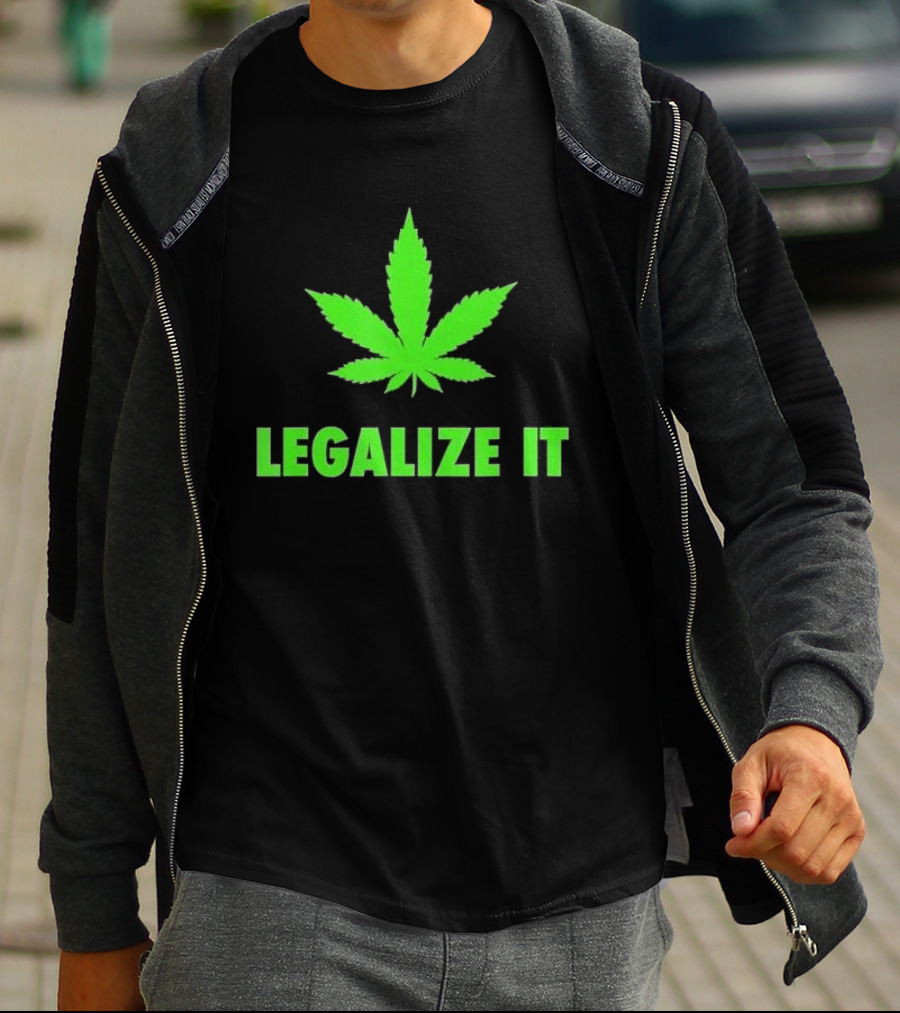Legalize It Green Marijuana Leaf Cannabis T-Shirt