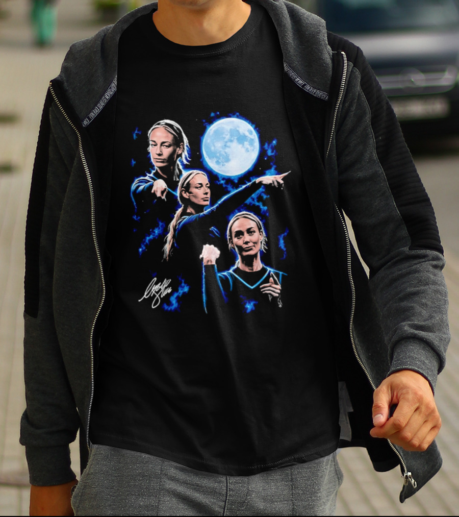 Sophie Cunningham Pointing Wolves Full Moon Iconic Gesture T-Shirt