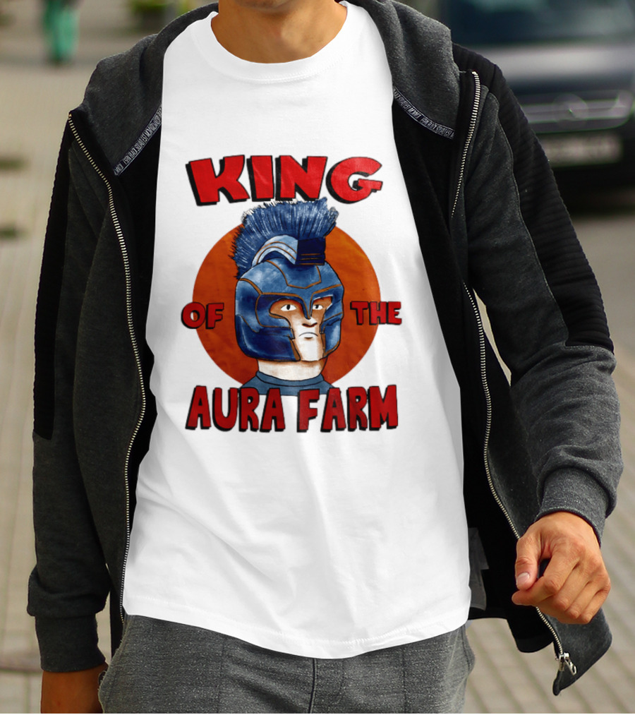 King Of The Aura Farm Hank Hill Helmet Warrior T-Shirt
