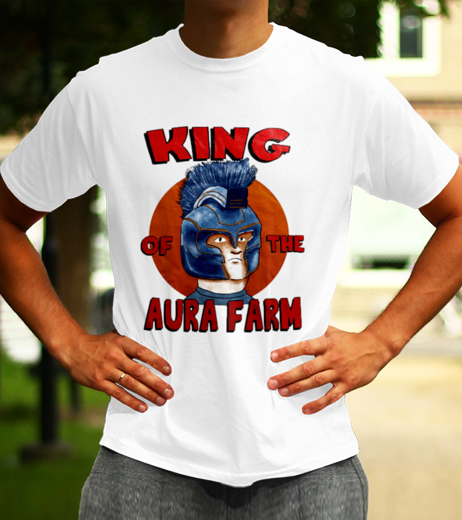 King Of The Aura Farm Hank Hill Helmet Warrior T-Shirt