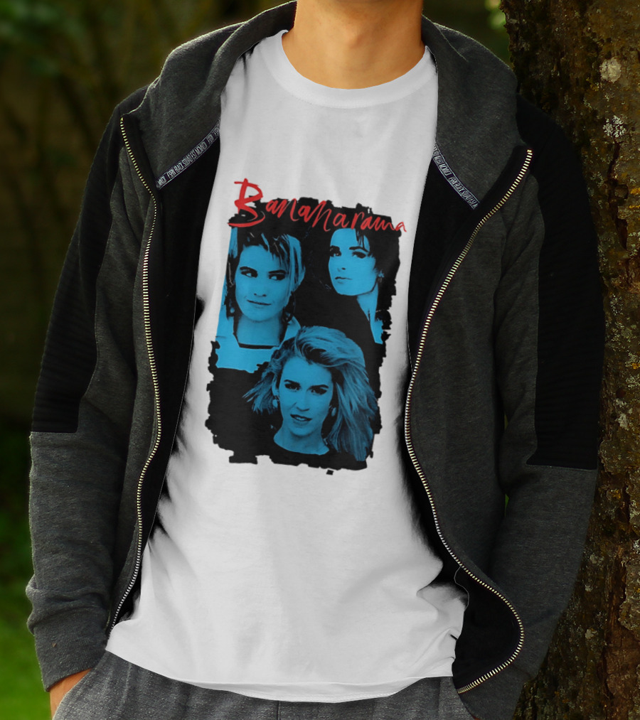 Bananarama True Confessions Album Cover Retro Blue T-Shirt