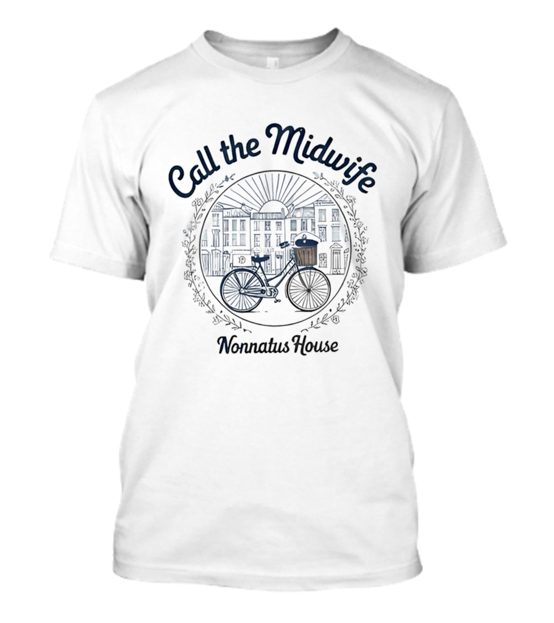 Call The Midwife Nonnatus House Bicycle T-Shirt