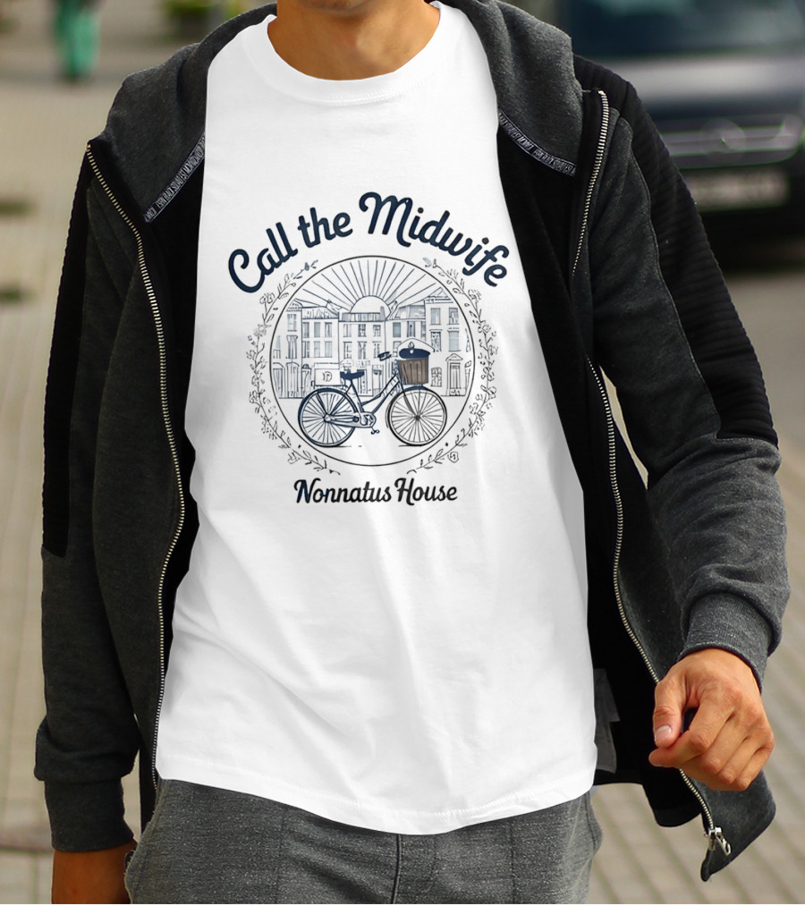 Call The Midwife Nonnatus House Bicycle T-Shirt