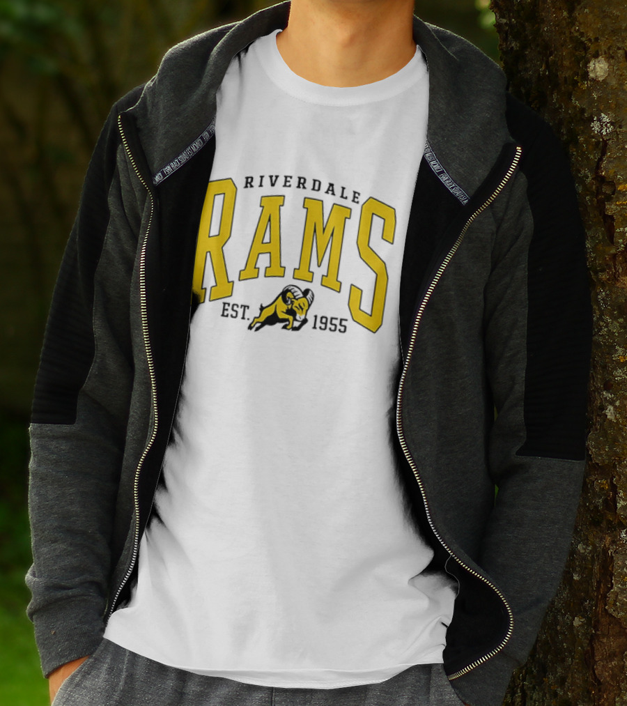 Riverdale Rams Est 1955 Yellow Ram T-Shirt