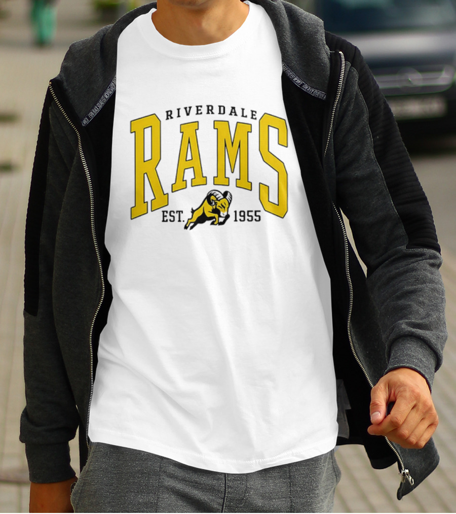 Riverdale Rams Est 1955 Yellow Ram T-Shirt