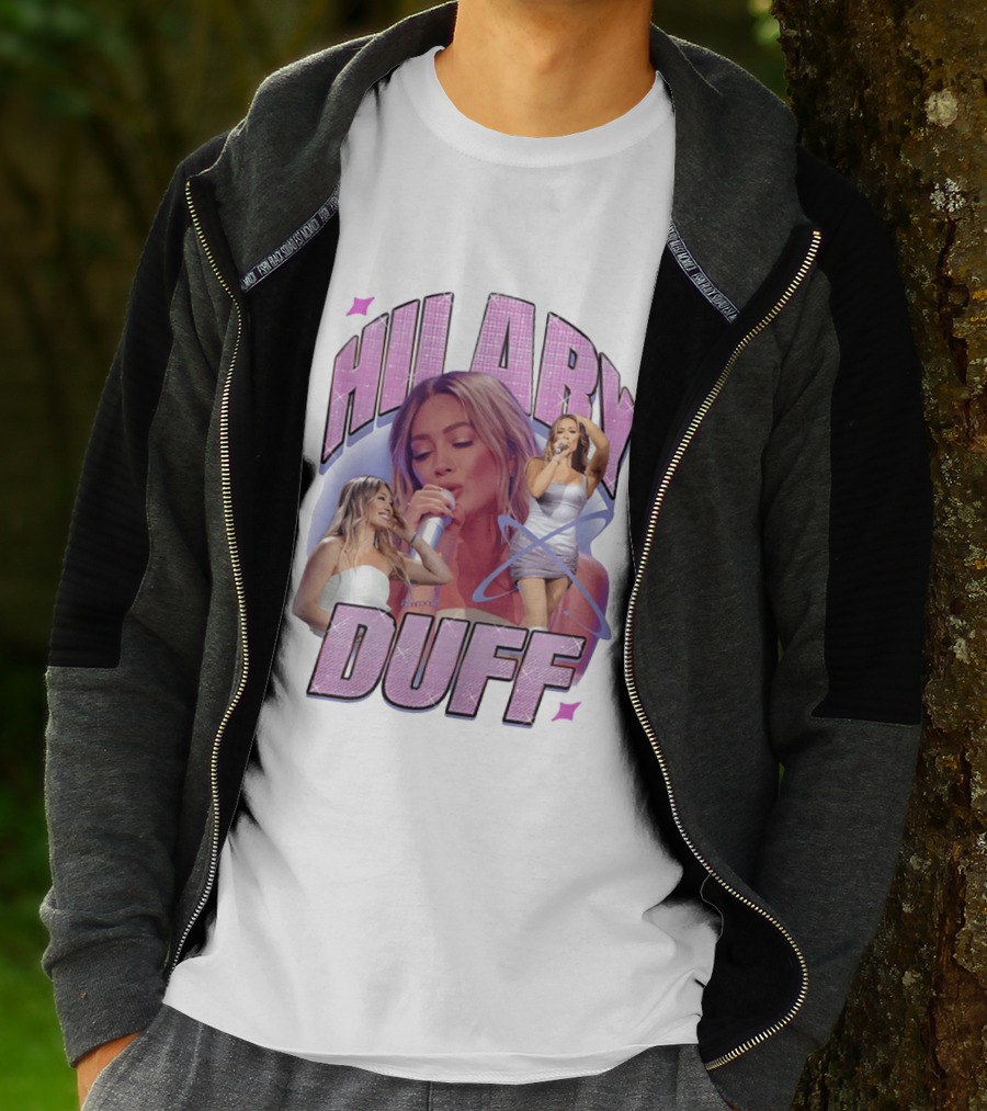 Hilary Duff Concert Moments Glamorous Performance Aesthetic T-Shirt
