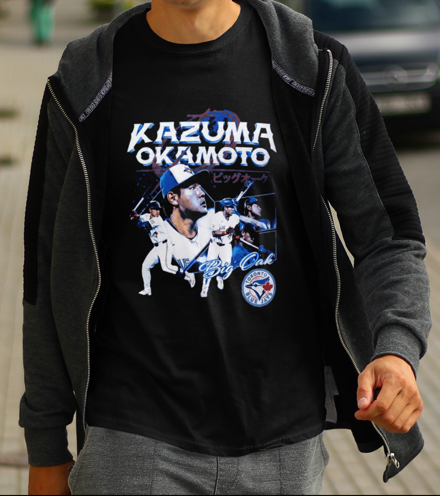 Kazuma Okamoto Big Oak Toronto Blue Jays T-Shirt