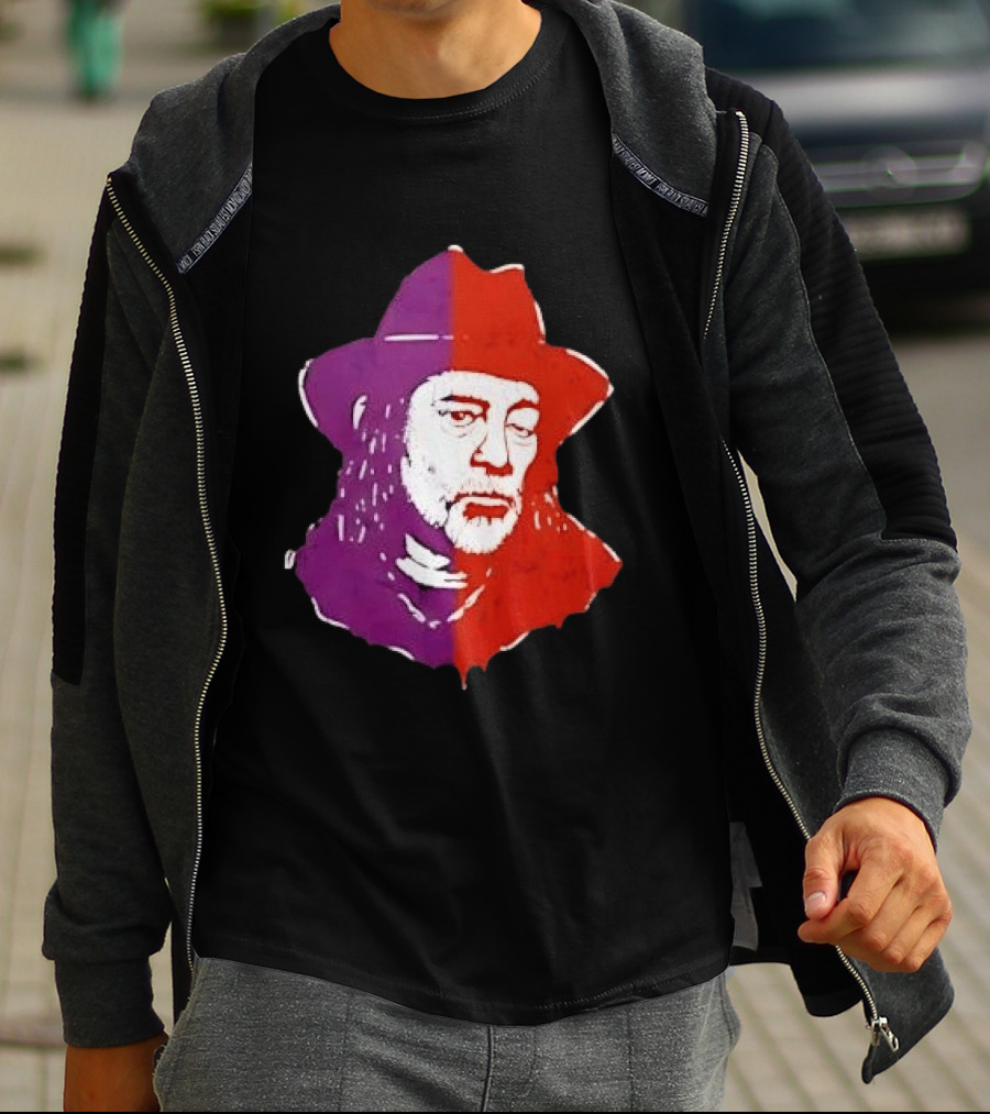 Willie Nelson Face Pop Art Style Cowboy Hat T-Shirt