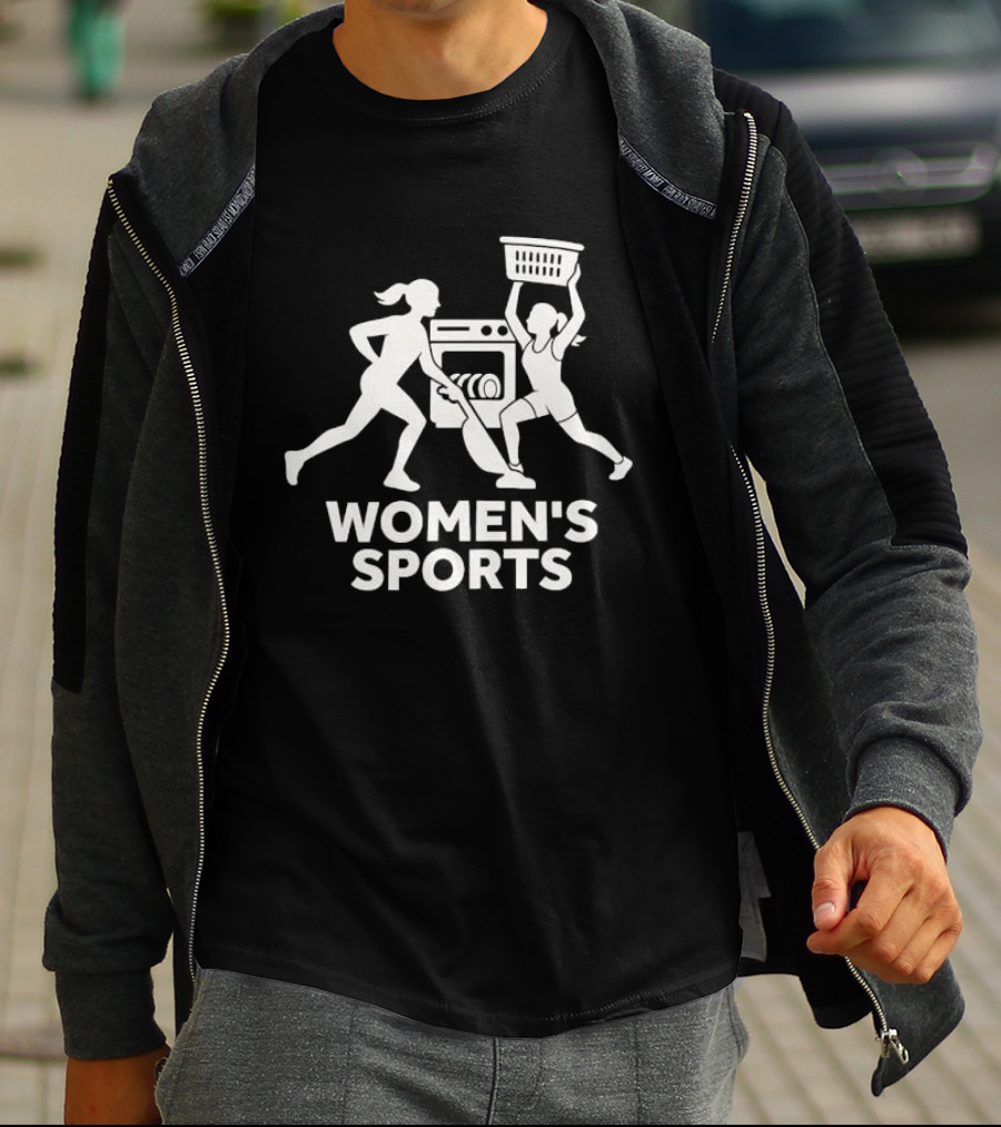 Women's Sports Running And Chores Laundry And Baking T-Shirt