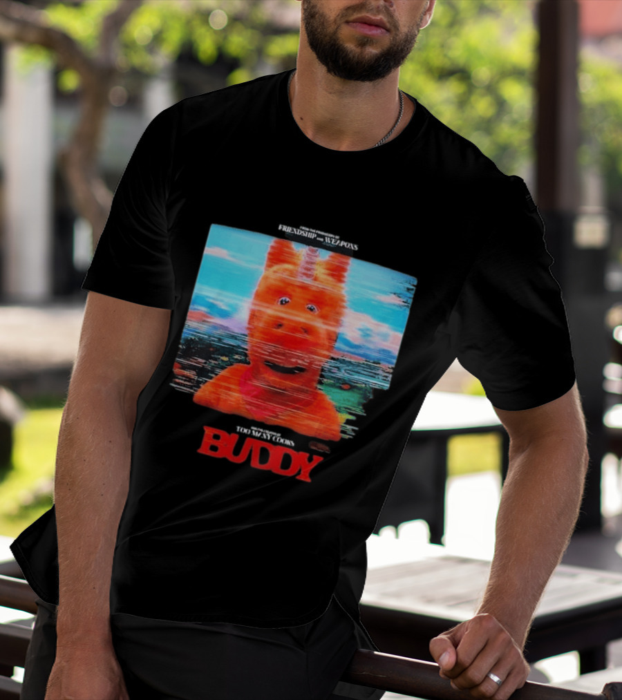 Buddy Unicorn Friendship And Weapons Movie Premiere August 28 2026 T-Shirt