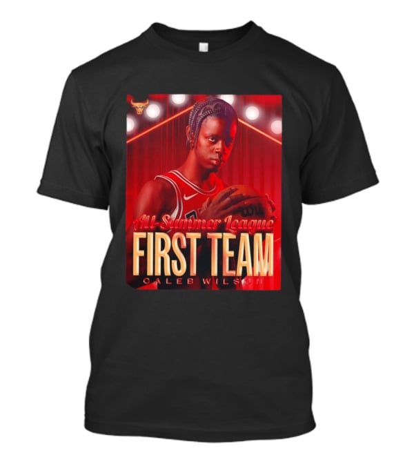 All Summer League First Team Caleb Wilson Basketball 2026 T-Shirt