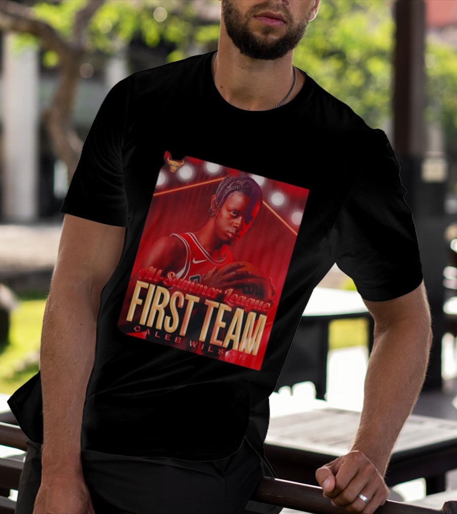 All Summer League First Team Caleb Wilson Basketball 2026 T-Shirt