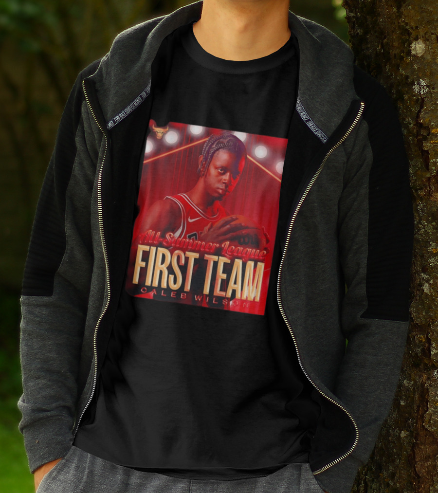 All Summer League First Team Caleb Wilson Basketball 2026 T-Shirt