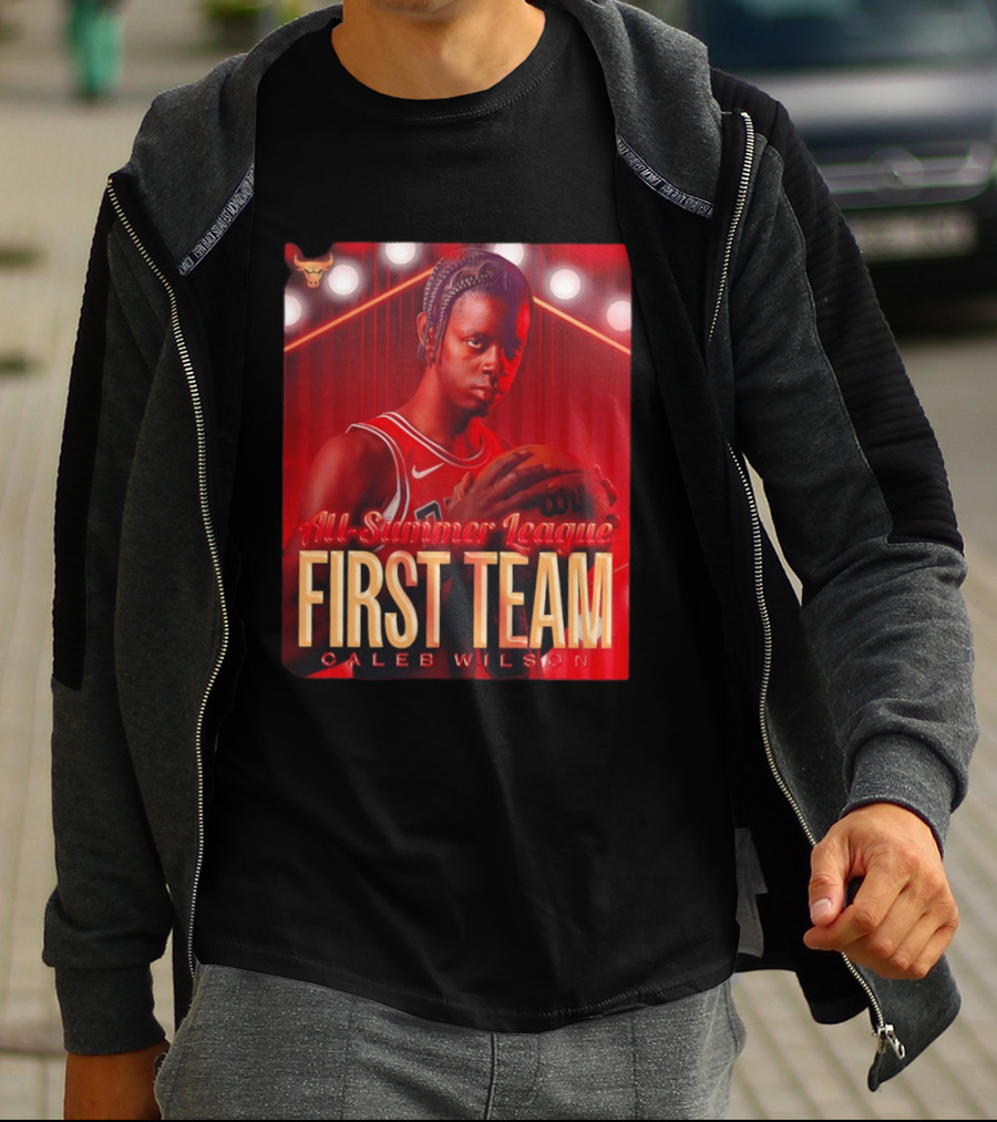 All Summer League First Team Caleb Wilson Basketball 2026 T-Shirt